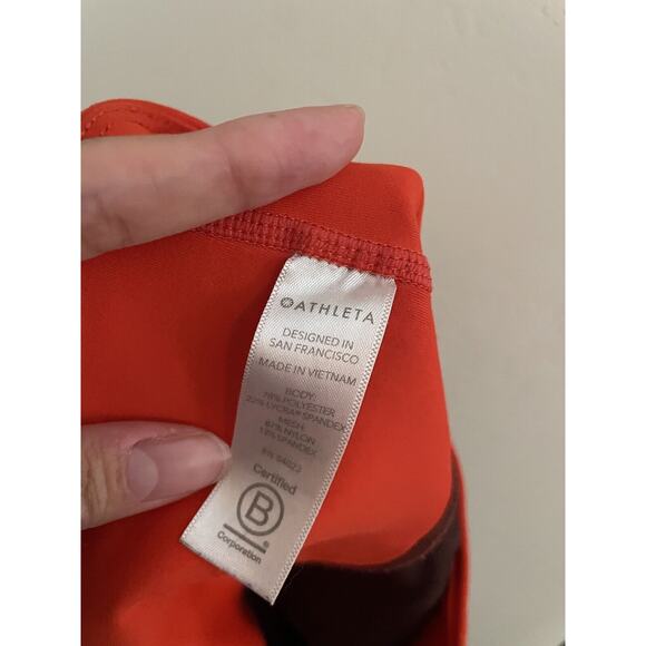 Athleta Leggings Women's Small Tenacity 7/8 Tight Pockets Mesh High Rise Cropped - Picture 8 of 8